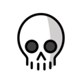 Openmoji💀 Skull Emoji