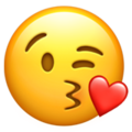 Apple 😘 Kiss Emoji