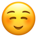 Apple ☺️ Smiley Blushing Emoji