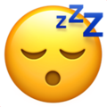 Apple 😴 Sleep Emoji