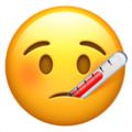 Apple 🤒 Sick Emoji