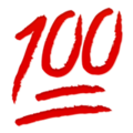 Apple 💯 100 Emoji