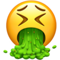 Apple 🤮 Vomit Emoji