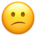 Apple 😕 Confused Emoji