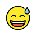 Openmoji😅 Sweat Emoji