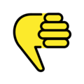 Openmoji👎 Thumbs Down Emoji