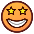 Emojidex 🤩 Star Eyes Emoji