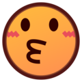 Emojidex 😗 Kissing Face Emoji