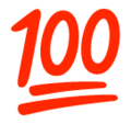 SoftBank 💯 100 Emoji