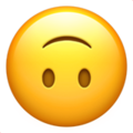 Apple 🙃 Upside Down Emoji