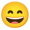 Google 😄 Ecstatic Emoji