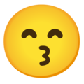 Google 😙 Whistling Emoji