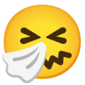 Google 🤧 Sneezing Emoji