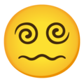 Google 😵‍💫 Swirly Eyes Emoji