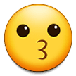 Samsung 😗 Kissing Face Emoji