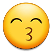 Samsung 😙 Whistling Emoji