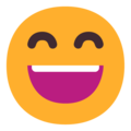 Microsoft 😄 Ecstatic Emoji