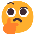Microsoft 🤔 Thinking Emoji Emoji