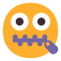 Microsoft 🤐 Zipper Mouth Emoji