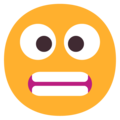 Microsoft 😬 Nervous Emoji