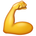 Whatsapp 💪 Muscle Emoji