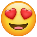 Whatsapp 😍 Heart Eyes Emoji