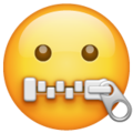 Whatsapp 🤐 Zipper Mouth Emoji