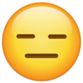 Whatsapp 😑 Expressionless Emoji
