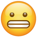 Whatsapp 😬 Nervous Emoji