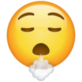 Whatsapp 😮‍💨 Exhale Emoji