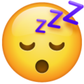 Whatsapp 😴 Sleep Emoji