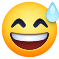 Facebook 😅 Sweat Emoji