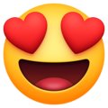 Facebook 😍 Heart Eyes Emoji