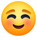 Facebook ☺️ Smiley Blushing Emoji