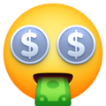 Facebook 🤑 Money Face Emoji