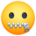 Facebook 🤐 Zipper Mouth Emoji