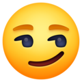 Facebook 😏 Smirk Emoji
