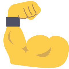 Skype 💪 Muscle Emoji
