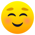 Joypixels ☺️ Smiley Blushing Emoji