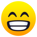 Joypixels 😁 Grinning Emoji