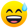 Joypixels 😅 Sweat Emoji