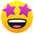 Joypixels 🤩 Star Eyes Emoji