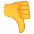 Joypixels 👎 Thumbs Down Emoji