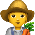 Apple 🧑‍🌾👨‍🌾👩‍🌾 Farmer Emoji