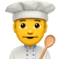Apple 👨‍🍳👩‍🍳 Chef Emoji