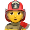 Apple 🧑‍🚒👨‍🚒👩‍🚒 Firefighter Emoji