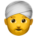 Apple 👳👳‍♂️👳‍♀️ Arab Emoji