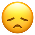 Apple 😞 Disappointed Emoji