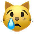 Apple 😿 Crying Cat Emoji