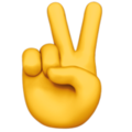 Apple ✌️ Peace Emoji
